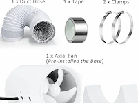 Kit met kanaalbuisventilator 100mm - afbeelding 3 van  4