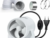 Kit met kanaalbuisventilator 100mm - afbeelding 1 van  4