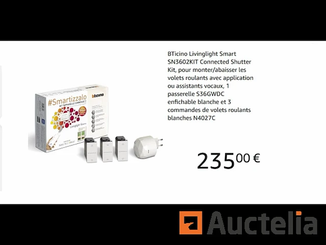 Kit voor het verhogen/verlagen van bticino rolluiken sn3602kit - afbeelding 1 van  1