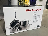 Kitchenaid pottenset full inox - afbeelding 1 van  3