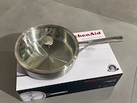 Kitchenaid sautépan 24cm full inox - afbeelding 2 van  3