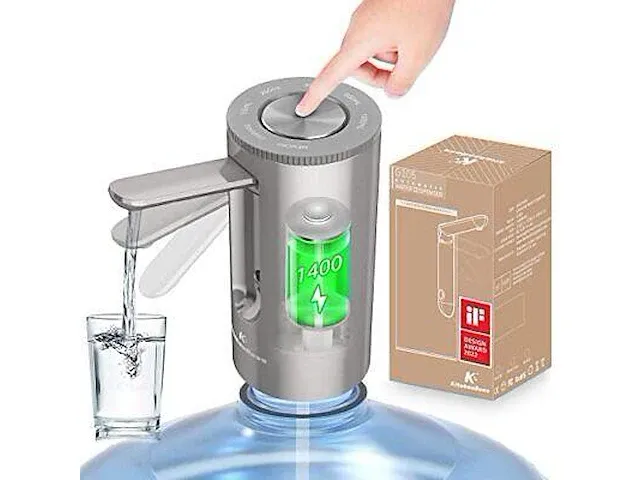 Kitchenboss elektrische flessenwaterdispenser waterflespomp - afbeelding 1 van  1