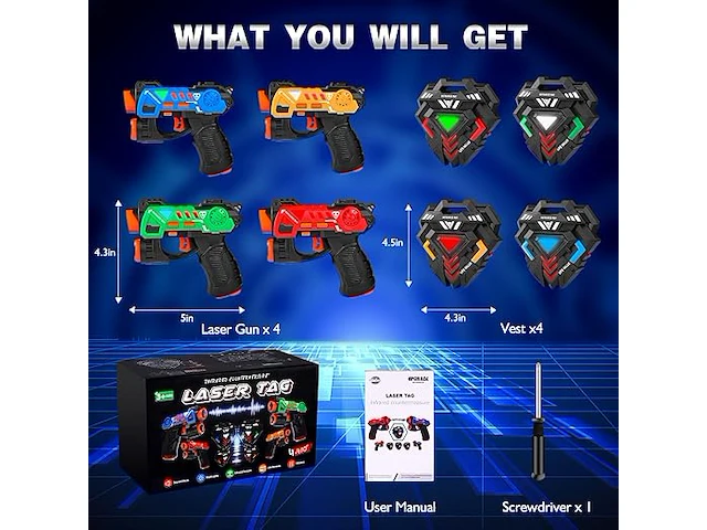 Kizjorya laser tag guns - afbeelding 3 van  3