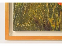 Klaas julsing - landschap met klaprozen - acryl op doek - afbeelding 5 van  13