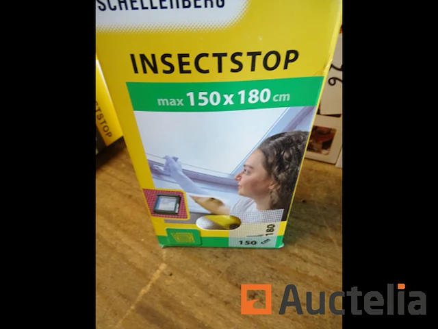 Klamboe met ritssluiting voor raam / dakraam schellenberg - afbeelding 2 van  2