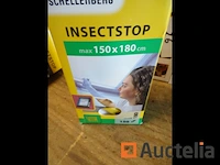 Klamboe met ritssluiting voor raam / dakraam schellenberg - afbeelding 2 van  2
