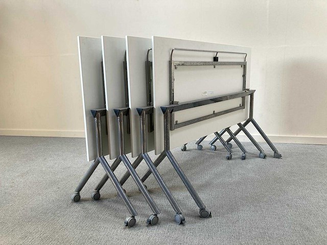 Klaptafel - verrijdbare - tafel (4x) - afbeelding 1 van  11