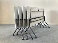 Klaptafel - verrijdbare - tafel (4x) - afbeelding 1 van  11
