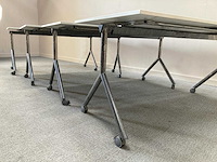 Klaptafel - verrijdbare - tafel (4x) - afbeelding 5 van  11