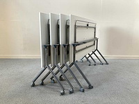 Klaptafel - verrijdbare - tafel (4x) - afbeelding 7 van  11