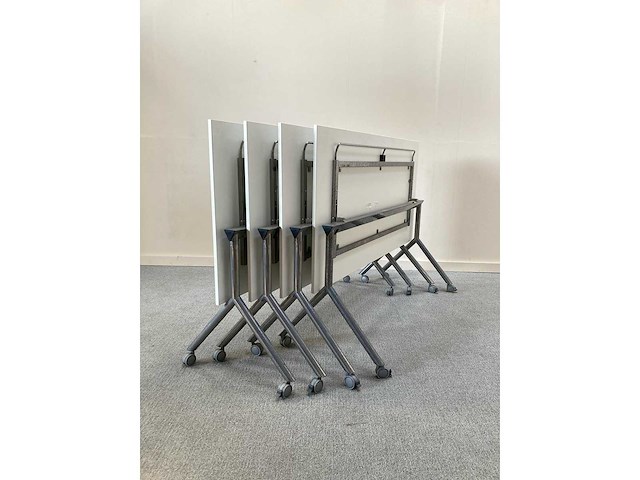 Klaptafel - verrijdbare - tafel (4x) - afbeelding 8 van  11