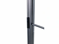 Klassiek stalen deur concept ( 1-glasverdeling) uit hoogwaardig staal, linksdraaiend - 50x880x2040 - afbeelding 2 van  7