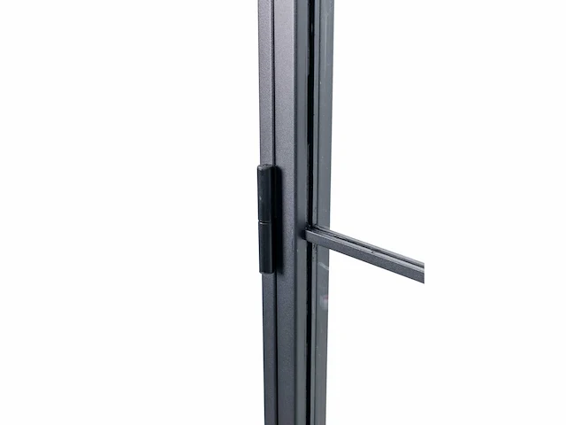 Klassiek stalen deur concept ( 1-glasverdeling) uit hoogwaardig staal, rechtsdraaiend - 50x880x2040 - afbeelding 2 van  7