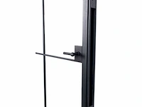 Klassiek stalen deur concept ( 1-glasverdeling) uit hoogwaardig staal, rechtsdraaiend - 50x880x2040 - afbeelding 5 van  7