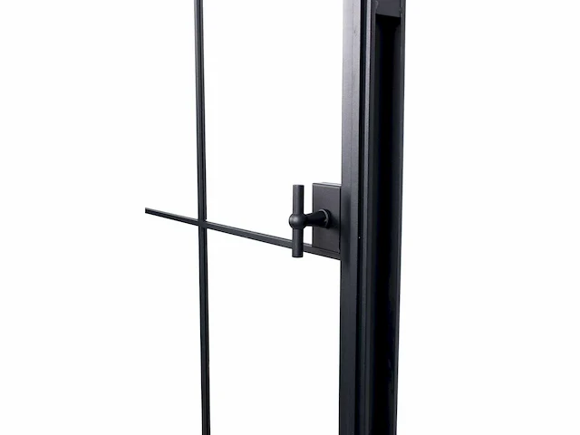 Klassiek stalen deur concept ( 1-glasverdeling) uit hoogwaardig staal, rechtsdraaiend - 50x880x2040 - afbeelding 6 van  7