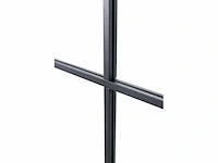 Klassiek stalen deur concept ( 6-glasverdeling) uit hoogwaardig staal, linksdraaiend - 50x880x2040 - afbeelding 5 van  10