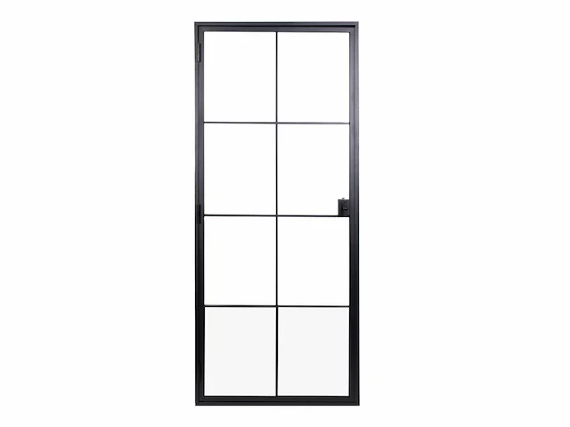 Klassiek stalen deur concept ( 8-glasverdeling) uit hoogwaardig staal, rechtsdraaiend - 50x880x2040 - afbeelding 7 van  8