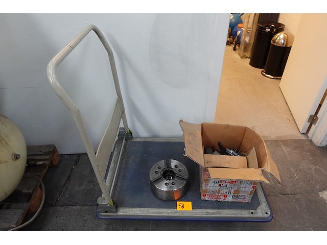 Klauwplaat + transportkar - afbeelding 1 van  4