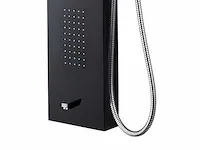 Klea - douchekolom - thermostatische douchepaneel - zwart - afbeelding 3 van  5