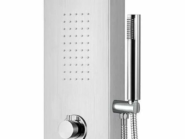 Klea - thermostatische douchepaneel - thermostatische douchepaneel mat chrome - afbeelding 4 van  5