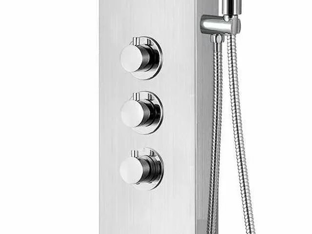 Klea - thermostatische douchepaneel - thermostatische douchepaneel mat chrome - afbeelding 5 van  5