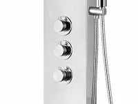 Klea - thermostatische douchepaneel - thermostatische douchepaneel mat chrome - afbeelding 5 van  5