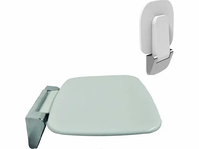 Klea - wandmontage - douchestoel - douchestoel opklapbaar wandmontage - 35 x 27,5 cm - afbeelding 1 van  2