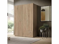 Kledingkast - multifunctioneel - sonoma eiken look - afbeelding 2 van  14