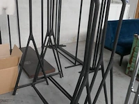 Kledingrekken in kunststof 4 stuks - afbeelding 1 van  3