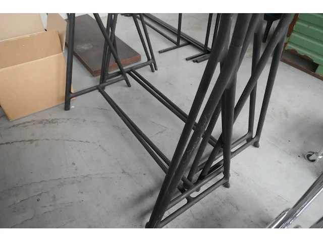 Kledingrekken in kunststof 4 stuks - afbeelding 2 van  3