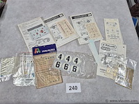 Kleefletters en cijfers autos - afbeelding 1 van  3