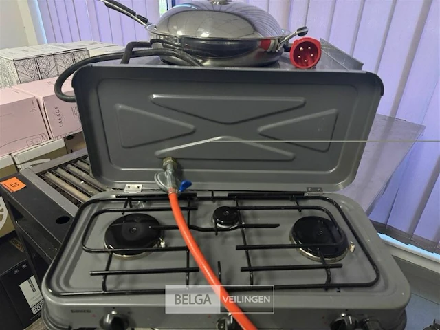 Klein gasvuur 3 bekken - afbeelding 2 van  4