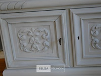 Klein gepatineerd kastje 87 op 40 x70 cm - afbeelding 2 van  3