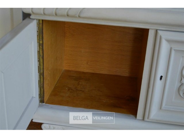 Klein gepatineerd kastje 87 op 40 x70 cm - afbeelding 3 van  3