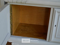 Klein gepatineerd kastje 87 op 40 x70 cm - afbeelding 3 van  3