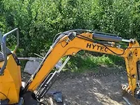 Klein graafmachine hytec xv10 op rupsen met dak en reservebak - afbeelding 6 van  16