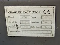 Klein graafmachine hytec xv10 op rupsen met dak en reservebak - afbeelding 14 van  16