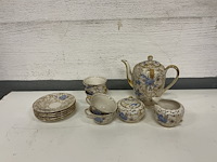 Klein koffieservies in porselein "kerafina" bavaria germany - afbeelding 1 van  2