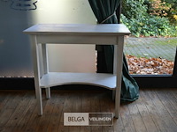 Klein wit tafeltje 76x80x40xcm - afbeelding 1 van  4