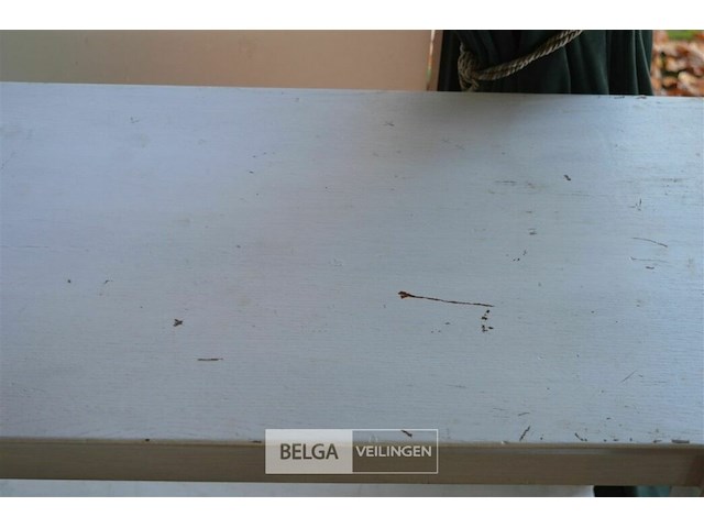 Klein wit tafeltje 76x80x40xcm - afbeelding 4 van  4