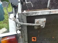 Kleine enkelassige aanhangwagen > 400 kg einhell 400 - afbeelding 2 van  8