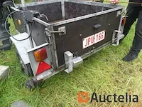 Kleine enkelassige aanhangwagen > 400 kg einhell 400 - afbeelding 7 van  8