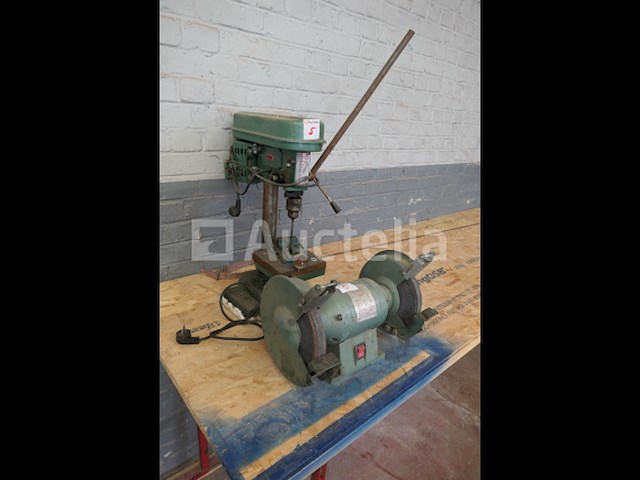 Kleine kolomboormachine, perel slijpbank - afbeelding 3 van  10