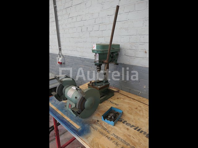 Kleine kolomboormachine, perel slijpbank - afbeelding 4 van  10