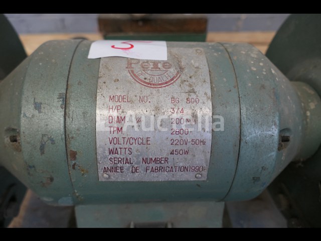 Kleine kolomboormachine, perel slijpbank - afbeelding 9 van  10