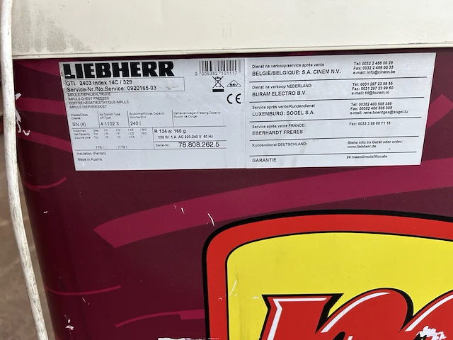 Kleine mobiele diepvriezer liebherr - afbeelding 4 van  4