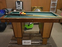Kleine pooltafel 137x71x78cm - afbeelding 2 van  5
