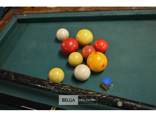 Kleine pooltafel 137x71x78cm - afbeelding 4 van  5