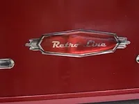 Kleine rode koelkast retroline - afbeelding 6 van  6