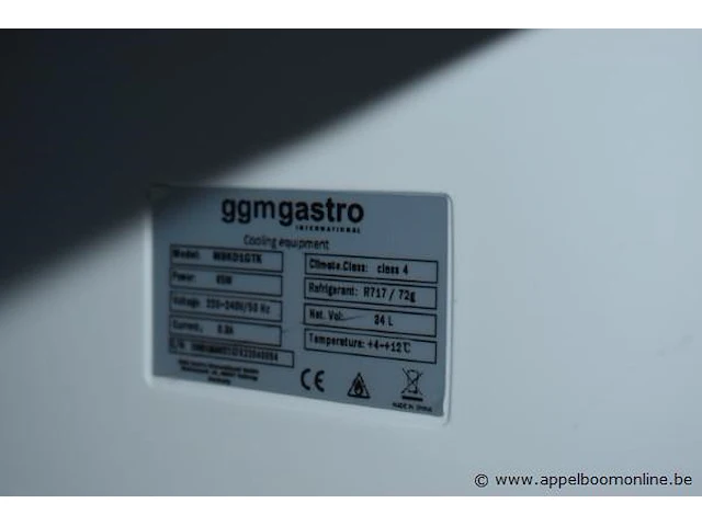 Kleine vitrine drankenkoeler ggmgastro - afbeelding 2 van  2